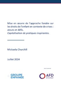 Couverture étude crises